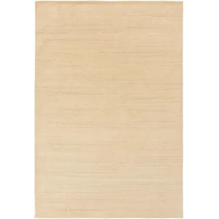 Kunstloft Wollteppich Jamal Cream 300x400 cm , Beige , Textil , Beton Optik , Rechteckig , 300x1 cm , Gots , pflegeleicht , Teppiche und Böden, Teppiche, Schafwollteppiche