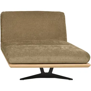 Dieter Knoll Ottomane , Grün , Metall , Eiche , massiv , Uni , 114x92x165-218 cm , Lederauswahl, Stoffauswahl, Rücken echt , Wohnzimmer, Sofas & Couches, Sofas, Recamieren