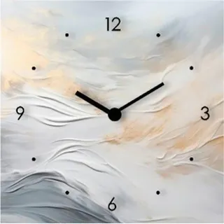 Wanduhr , Multicolor , Metall , 20x20x3.1 cm , Dekoration, Uhren, Wanduhren