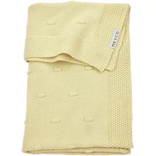 Meyco Meyco, Babydecke, Babydecke groß Knots - Soft Yellow - 100x150cm 100% x 150 cm),