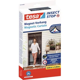 Tesa Insektenschutzvorhang Insect Stop 80 x 200 cm Anthrazit