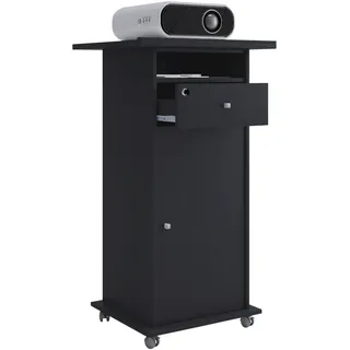 VCM Neta TV-Rack 50 x 108,3 cm Schwarz Holzwerkstoff