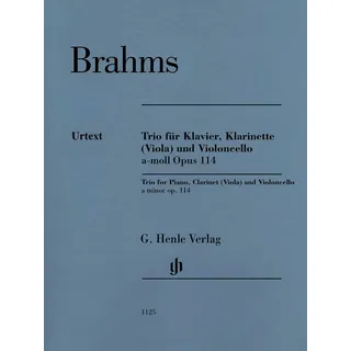 Henle G. Verlag Klarinettentrio a-moll op. 114 für Klavier, Klarinette (Viola) und Violoncello