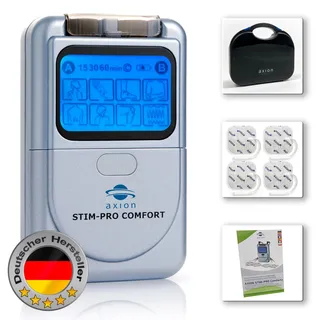 Axion STIM-PRO Comfort TENS-Gerät Elektroden grau