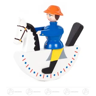 Nussknacker Reiterlein blau BxHxT 9 cmx9,5 cmx3 cm NEU Erzgebirge Nußknacker