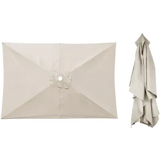 IGTOPS Replacement 6 Rib Rechteckig Parasol Canopy,200 * 300cm,Sonnenschirm Ersatz Baldachin Abdeckung,ohne Ständer,Schirm Baldachin Anti-Ultraviolett Regenschirm Ersatz Stoff