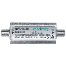 Axing BVS 10-30 Mini Hausanschluss Verstärker Inline fernspeisbar (30 dB)