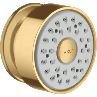 Hansgrohe Seitenbrause 1 jet Rosette rund, 28464250, Farbe: Brushed Gold