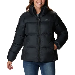 Columbia Puffect II Full Zip Jacket, Puffer Jacket, black Small