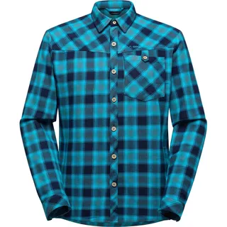 La Sportiva Rambler Flannel Shirt Men deep sea/tropic blue (B43B14) S