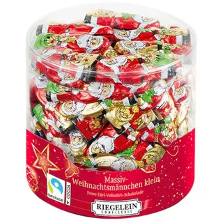 Riegelein Weihnachtsmann Vollmilchschokolade 63 Stück 525 g