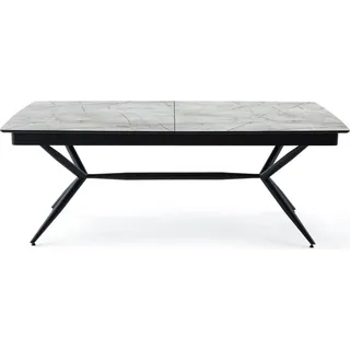 Tafel Esstisch Designertisch Küchentisch Speisetisch Familientisch Esszimmer - Grau