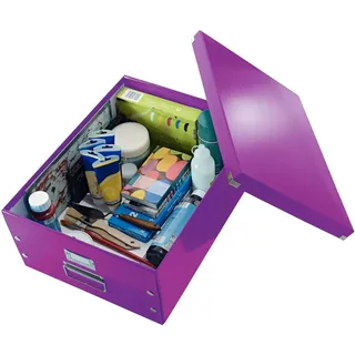 Aufbewahrungsbox Click & Store 36,9 x 20,0 x 48,2 cm 1-tlg. lila