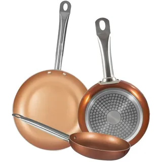 Bergner Professional Chef Copper Plus 20/24/28 Cm Topfset 3 Einheiten - Copper - One Size