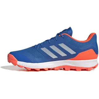 adidas Unisex Flexcloud Hockey-Schuhe, Bright Royal/Zero Metalic/Team Solar Orange, 46 EU