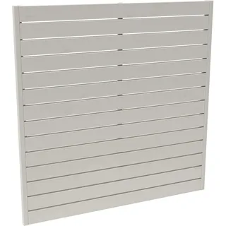 Sichtschutzzaunelement Faro Cream lackiert 180 cm x 180 cm