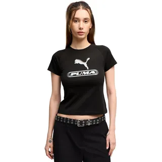 PUMA Damen Sport Slim Graphic T-Shirt