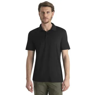 Icebreaker Merino 150 Tech Lite Iii Kurzarm-poloshirt - Black S