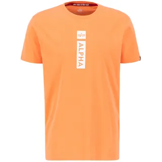 Alpha Industries T-Shirt »Alpha Industries Men - T-Shirts Alpha Puff Print T« Alpha Industries tangerine M