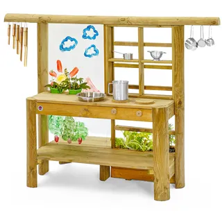 Plum Discovery Outdoor-matschküche Aus Holz – Multicolor - One Size