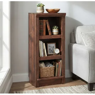 Standregal OTTO HOME "Riga Bücherregal Regal Breite/Tiefe 40/29 cm", dunkelbraun, B:40cm H:97cm T:29cm, Massivholz, Regale, Standregal, aus massiver Kiefer, FSC-zertifiziert