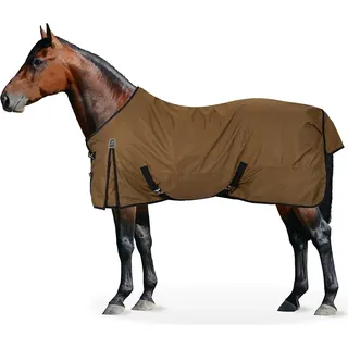Equinate wasserdichte Regendecke Springfield mit Fleeceinnenfutter 155cm Bronze