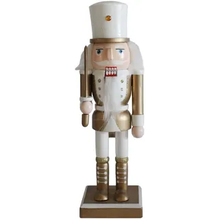 Mobili Rebecca Nussknacker Dekofigur 25 cm , Holz , 6.5x25x7.5 cm , Dekoration, Weihnachtsdekoration