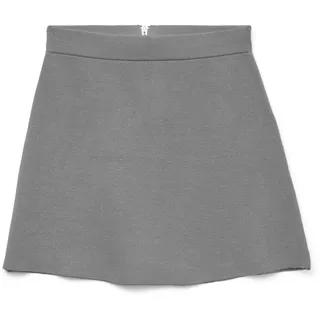 Vero Moda Minirock »VMSABA NW SKATER SKIRT GA NOOS«, grau