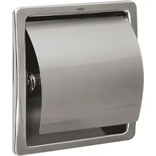 KWC AR WC-Rollenhalter, STRATOS, Edst.,  153x153x129 mm, Unterputz - Silber