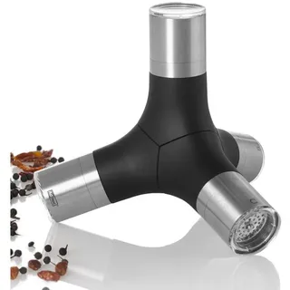 AdHoc Magnetische 4in1 Mühle GIANT Keramik Mahlwerke und SchneidWerk, Edelstahl/Kunststoff