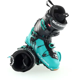 Scarpa Gea Damen Tourenskischuhe Türkis/Schwarz 26,0