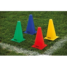 Mitre Mini Fußballtrainingskegel 4-teiliges Set, Yell/Grn/Blu/Red, 23 cm