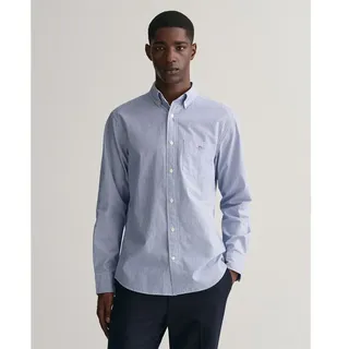 GANT Langarmhemd Regular Fit Blau S