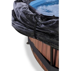 Bild von Wood Pool Set 360 x 76 cm inkl. Filterpumpe und Abdeckung