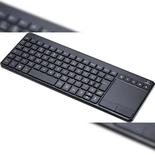 Renkforce Funk Tastatur MT-1006 QWERTZ Schwarz