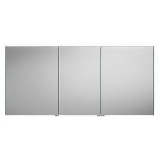 burgbad Fiumo Spiegelschrank, mit horizontaler LED Beleuchtung, mit Waschtischbeleuchtung, Türanschlag rechts, 1406mm, SPIZ140R, SPIZ40R