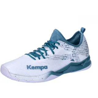 Kempa Wing Lite 2.0 Handballschuhe Weiß Deep Blau, 42 EU
