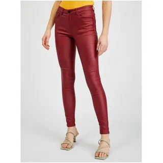 Orsay Weinrote Skinny Fit Hose für Damen DP-3554200__M - Rot