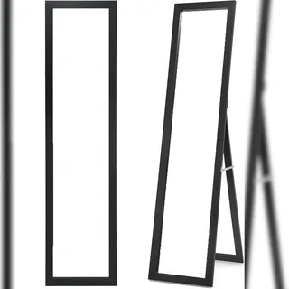 Homcom Ankleidespiegel Aluminium, Glas