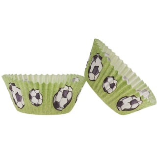 Dekora - Backformen Set | Muffin und Cupcake Formen Papier - 25 Stück - Fußball