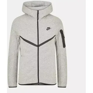 Nike Herren Tch Fleece Full Zip Wr Jacke, Dk Grey Heather/Black, L