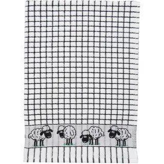 Samuel Lamont & Sons Poli-dri Jacquard-Geschirrtuch, schwarzes Schaf, Größe 50 x 70 cm, 100% Baumwoll-Frottee, Ultra-saugfähig und superweich, maschinenwaschbar, Schwarz, Einheitsgröße
