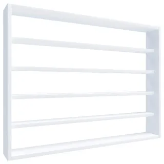 VCM Küchenregal 80 x 60 x 10 cm Weiß