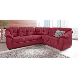 sit&more Eckcouch Kunstleder 2-Sitzer rot
