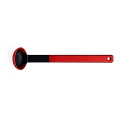 Bild Cook it Saucenlöffel aus Silikon und GFK in der Farbe Rot-Schwarz, Maße: 29,5cm x 6,5cm, KU014