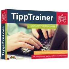Bild 10 Finger Tippen für zu Hause am PC lernen - blind jedes Wort finden - Maschinenschreiben inkl. Tipp Trainer Software für den PC