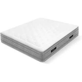 WIN REST Federkernmatratze, 80 x 200 cm, viskoelastisch, doppelseitig, Modell Samyn, 29 cm Höhe, Cloudfoam-Schaum mit mittlerer Festigkeit, Strechgewebe, hypoallergen