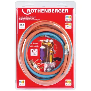 Rothenberger ROXY Doppelschlauchgarnitur 3m