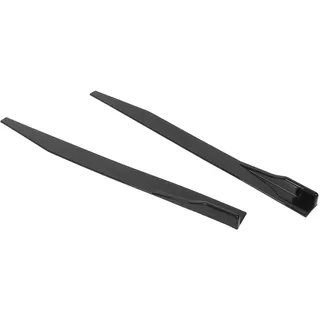 Universal Auto Seitenschweller Splitter, 120cm Glänzend Schwarz, Winglet Diffusor Set, 2 Stück Rocker Splitters für Alle Fahrzeuge