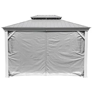 Pergola-Seitenteil , Braun , Textil , Sonnenschutz, Pavillons